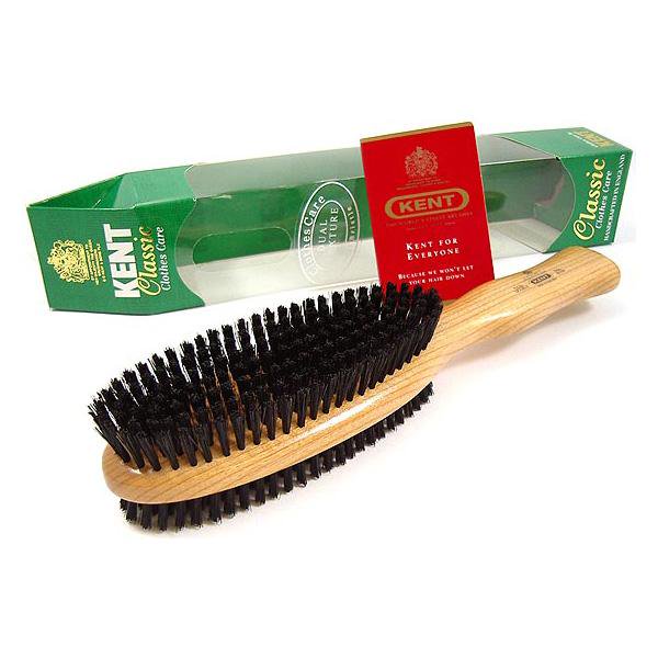 Kent Cc20 Cherry Wood Natural Bristle Clothes Brush, Double Sided