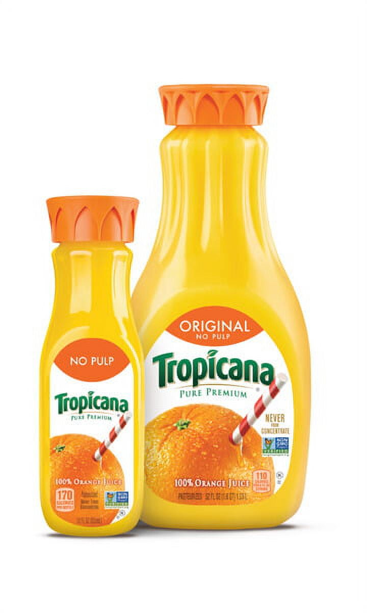 Tropicana® Orange Juice No Pulp Bottle, 89 fl oz - Baker's