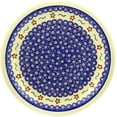 thumbnail image 2 of Polish Pottery 10¾-inch Dinner Plate (Sweet Red Flower Theme) Hand Painted in Boleslawiec, Poland + Certificate of Authenticity, 2 of 6