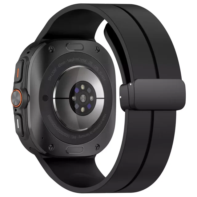 GadgetCom Replacement Band Compatible with Samsung Galaxy Watch Ultra , Silicone Sport Workout Strap With Magnetic Buckle