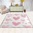 thumbnail image 2 of Yayeee Area Rugs for Living Room 6.7'x4.8' Non Slip Washable Bedroom Floor Carpet, Hand Drawn Hearts, 2 of 5