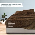 thumbnail image 5 of Queen Size Bed Sheets Set - 800 Thread Count Sheets, 100% Egyptian Cotton Hotel Luxury Bedding, Extra Soft for Kids, Dorm Rooms & Adults Fits Mattress Upto 30" Deep Leopard Print Sheet Set, 5 of 5