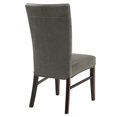 thumbnail image 4 of Pemberly Row Modern 19.5" Bonded Leather Chair in Gray (Set of 2), 4 of 8