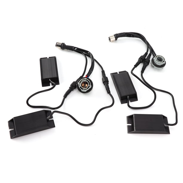 1157 Luz LED para automóvil Decodificador de resistencia dual dividido Diseño desmontable para luces de 2 colores/3 colores