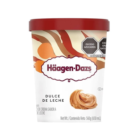 Helado Haagen Dazs dulce de Leche 650 ml