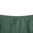 thumbnail image 4 of KuriozudMale Solid Color  Neck Short Sleeve Shirt Shorts with Pocket, 4 of 5