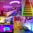 thumbnail image 6 of LED Strip Light, 49.2 Feet/15M LED Light Strip with 44 Keys Remote Control, 20 Colors Changing,RGB LED Strip Lights for Bedroom,TV, Bar, Kitchen,Party,Gift for Holiday, 6 of 7