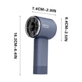 thumbnail image 3 of EGNMCR High Speed Handheld Fan Stepless Speed Control Ice Fan Portable Usb Rechargeable Small Fan electric fan, 3 of 9