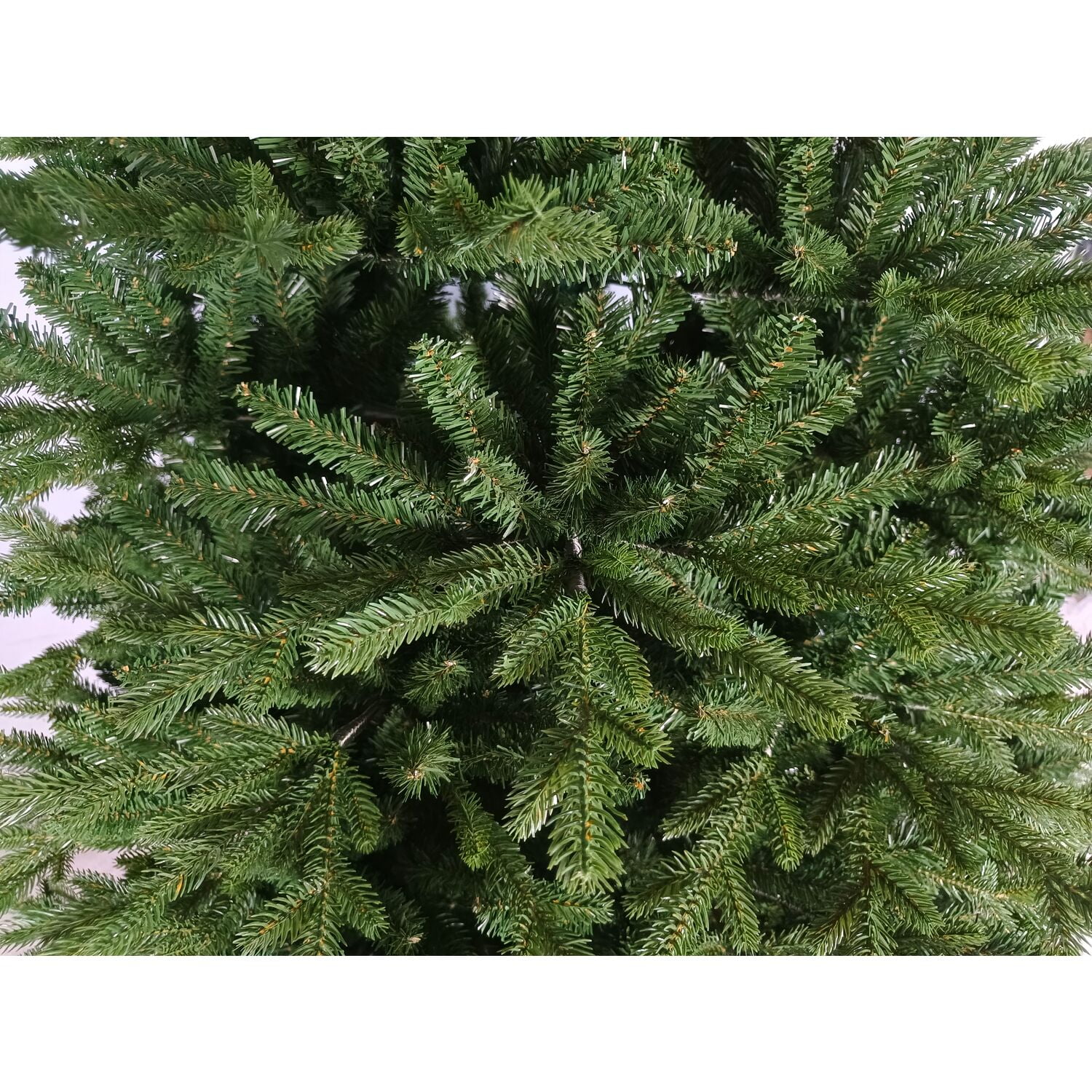 Christmas Time 6.5 Ft. Saint Nicholas Pine Christmas Tree with Metal Stand | No Lights | 2788 Mixed PE & PVC Tips | Festive Indoor Holiday Decor | Green | CT-SN065-NL