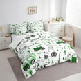thumbnail image 3 of Castle Fairy Dino Excavator 7 Pieces Bedding Comforter Set for Child,Cartoon Car Full Bedding Set Lightweight,Construction Vehicles Fitted Sheet Flat Sheet,Lightweight Room Decor, 3 of 8