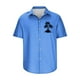 thumbnail image 4 of Camisas de Manga Larga para Hombres Blusa Cómoda de Cuello de Impresión, Camisa Casual de Poliéster para Uso Diario, de Fiesta Y de Primavera de Verano, 4 of 4