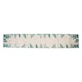 thumbnail image 1 of Camino de mesa rectangular Laklulu, 70,9x11,8 pulgadas, impermeable, hojas verdes, camino de mesa para fiestas, banquetes, 1 of 6