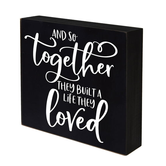 Inspiring Modern Framed Shadow Box 10x10 And So Together