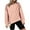 #09 Pink, variant on Womens Sweatshirt , Women Sweatshirts Plain High-Low Hem Pullover Autumn Casual Long Sleeve Tops Solid Color Round Neck Sweaters Loose Fit Basic Sweatshirt Comfortable Sweatshirts Size 8-16