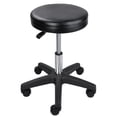 thumbnail image 7 of HomGarden 2 Pack Rolling Indoor Swivel Salon Stool W/Wheels, Home Office Adjustable Tattoo Spa Chair Black, 7 of 7