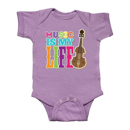 

Inktastic Violin Music is my Life Gift Baby Boy or Baby Girl Bodysuit