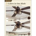 thumbnail image 2 of Ventiladores de techo Fanbulous Farmhouse con luces de 42 pulgadas, paquete de 2, 2 of 8