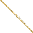 thumbnail image 3 of 14K Solid Yellow Gold 2.75mm Milano Rope Chain Twisted Link Necklace, 3 of 4