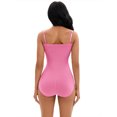 thumbnail image 2 of DARING DIVA Button Bottom Shapewear Cami Slimming Butt Lifter Bodysuit L Pink, 2 of 6