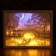 thumbnail image 1 of Lámpara LED 3D con diseño de papel recortado, luz cálida decorativa para Navidad, regalo romántico para el hogar (sin pilas) - Modelo Barco #1, 1 of 6