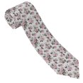 thumbnail image 3 of Balery Rose Flowers Corbata Clásica de Seda para Hombre, Corbata Tejida Jacquard, Corbatas Formales para Negocios y Bodas, 3 of 7