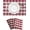 Crimson, variant on Red Placemats Set of 6 Farmhouse Buffalo Plaid Table Mats Heat Resistant Dining Dinner Place Mats for Kitchen Table Dinner Mats, 13 x 19 inches, Checker, Crimson
