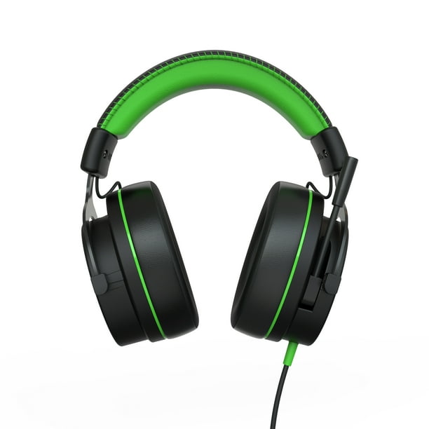 onn Xbox Wired Video Game Headset with 3.5mm Connector, Flip-to-Mute Mic, Cooling Gel Earpads and 50mm Speakers - and Green - Walmart.com