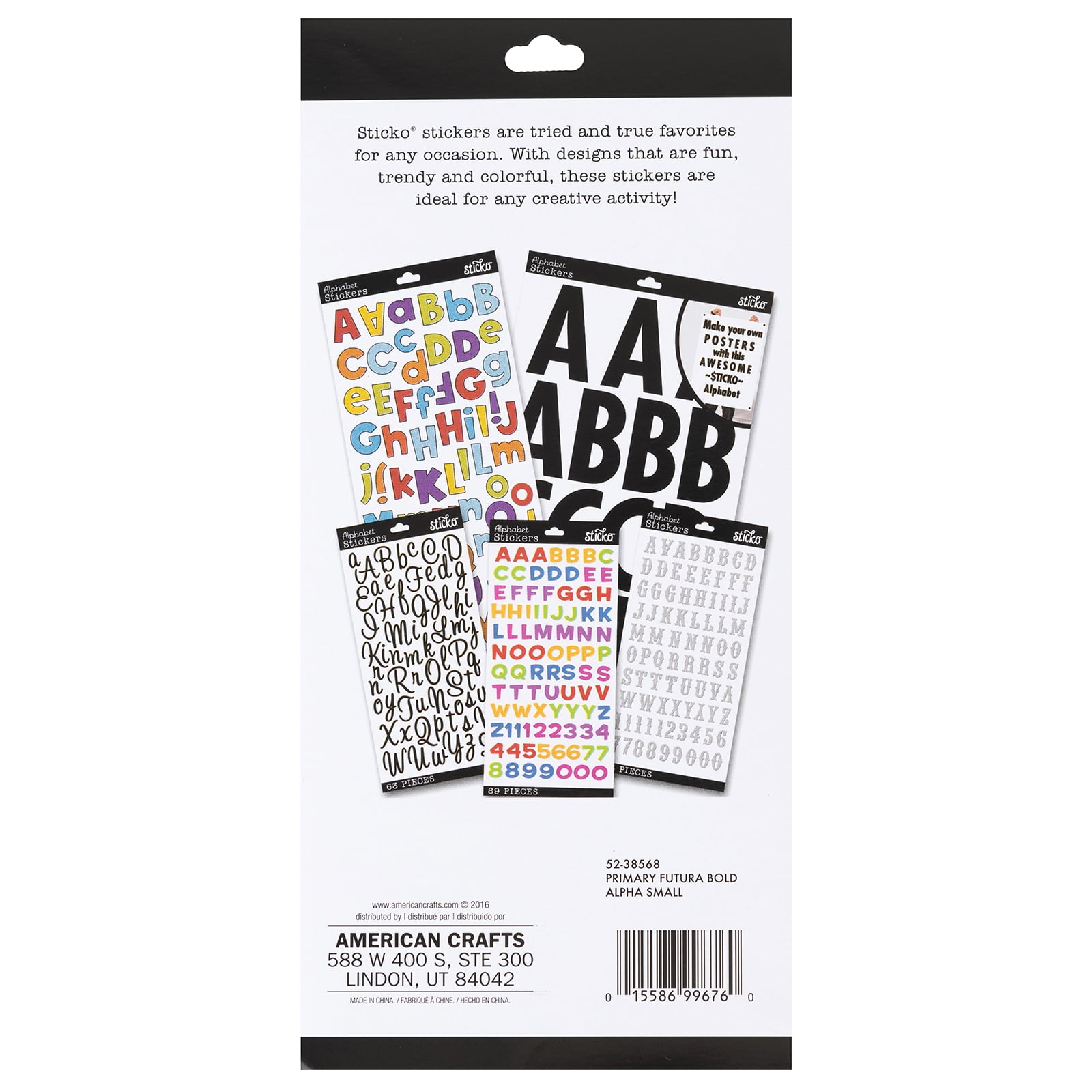 1/2 Sticko Black Abc Alphabet Letter Stickers Planner Teacher Scrapbook  Car Sticker - Car Stickers - AliExpress