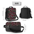 thumbnail image 2 of Fotbe Ripe Red Cherry Lonchera Bolsa de Almuerzo para Hombres y Mujeres, Lonchera de Gran Capacidad, Bolsa de Almuerzo Reutilizable, Bolsa Térmica Aislante, 2 of 7