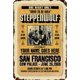 thumbnail image 2 of Placa Metal Vintage Steppenwolf Pintura Hierro Rectangular Bar para El 30x40cm, 2 of 9