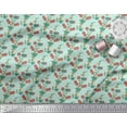 thumbnail image 2 of Soimoi polyester Crepe Fabric Leaves & Floral Print Fabric by Yard 52 Inch Wide, 2 of 3