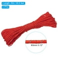 thumbnail image 2 of Cuerda Reflectante para Camping de 65 Pies, Paracord de 3mm, Paquete de 3 Cuerdas de Nylon para Tienda de Color Rojo Brillante, 2 of 6