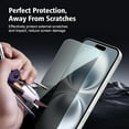 thumbnail image 4 of ZGDong 2+2 Pack for iPhone 16 Plus Privacy Screen Protector with Camera Lens Protector, Anti Spy Tempered Glass Protection Film 9H Hardness, Scratch Resistant, 4 of 6