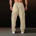 thumbnail image 7 of FDGIU Men's Athletic Cargo Pants, Regular-Fit Drawstring Joggers with Multiple Pockets for Work, Outdoor & Casual Wear, 7 of 7