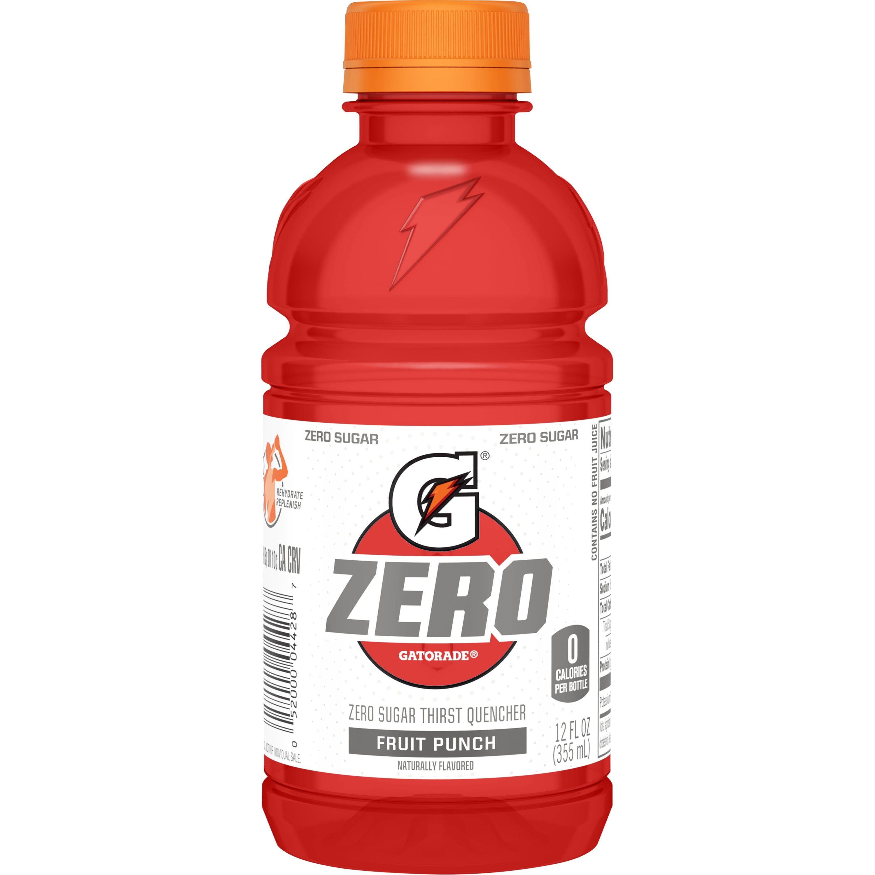 Buy Gatorade G Zero Sugar Fruit Punch Thirst Quencher Sports Drink, 12