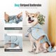 thumbnail image 4 of Albornoz para mascotas, toalla absorbente de agua para perros grandes, medianos y pequeños, suave, ajustable, de secado rápido, resistente a la humedad, para gatos y mascotas, 4 of 5