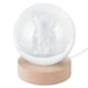 thumbnail image 4 of Bola de cristal con soporte de madera, lámpara de noche LED, adorno de luz nocturna de cristal, bola de cristal con luz LED construida para precisión Jadeshay A, 4 of 8
