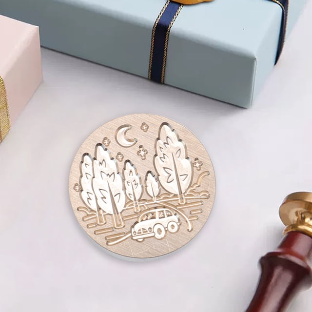 Cabeza De Sello Serie Animal Stamp Head 3D Relief Copper Head para tarjeta de boda (TQ07) Wdftyju Libre de BPA
