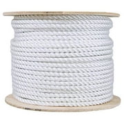 MIBRO Group 161000 0.25 in. x 600 ft. White Nylon Rope