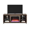 thumbnail image 4 of Lumina Deluxe Fireplace TV Stand for TVs up to 70", Walnut, 4 of 9