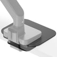 thumbnail image 1 of TEMOGU-Steel Monitor Mount Reinforcement Plate for Thin, Glass and Other Fragile Tabletop, Steel Monitor Stand Plate Compatible with Most C-Clamp and Grommet Monitor Arms, Black, 1 of 4