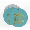 thumbnail image 2 of Inkdotpot Real Gold Foil Baby It's Cold Outside Baby Shower Tags Favor Hang Paper Tags 100 Pieces, 2 of 6