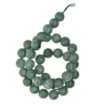 thumbnail image 2 of Cada hebra de abalorios de jade sueltos de 15 pulgadas, abalorios de jade natural para joyería de bricolaje (pulseras, collares, pendientes, etc.) - T 10mm perfecl Cuentas sueltas espaciadoras redondas, 2 of 8