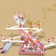 thumbnail image 3 of Music Lighted Santa Claus Track Slide Toys High Quality Toddlers Electronic Interactive Toys for Room Table Decoration Battery Model, 3 of 7