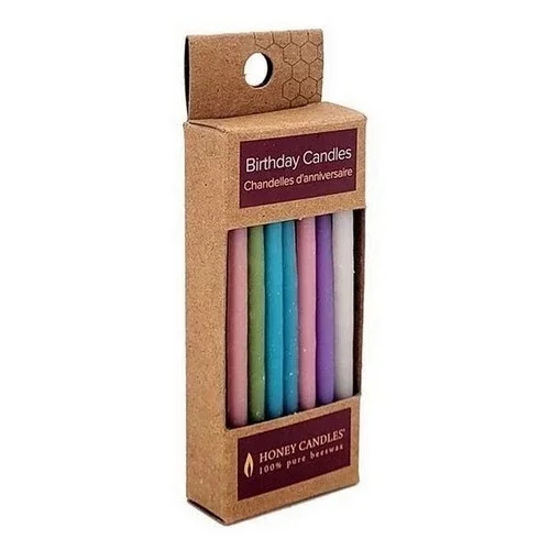 Party Beeswax Pastel Candles 20 Count By Honey Candle Co.