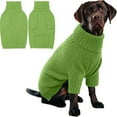 thumbnail image 5 of Homesteed Dog Sweater Thermal Knit Turtleneck Winter Dog Clothes Stretchy Pullover Warm Pet Outfit for Large and Extra Large Dogs, 5 of 9