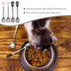thumbnail image 4 of 4pcs perro cuchara cuchara mascota puede cuchara acero inoxidable mascota comida cuchara gato garra cuchara, 4 of 4