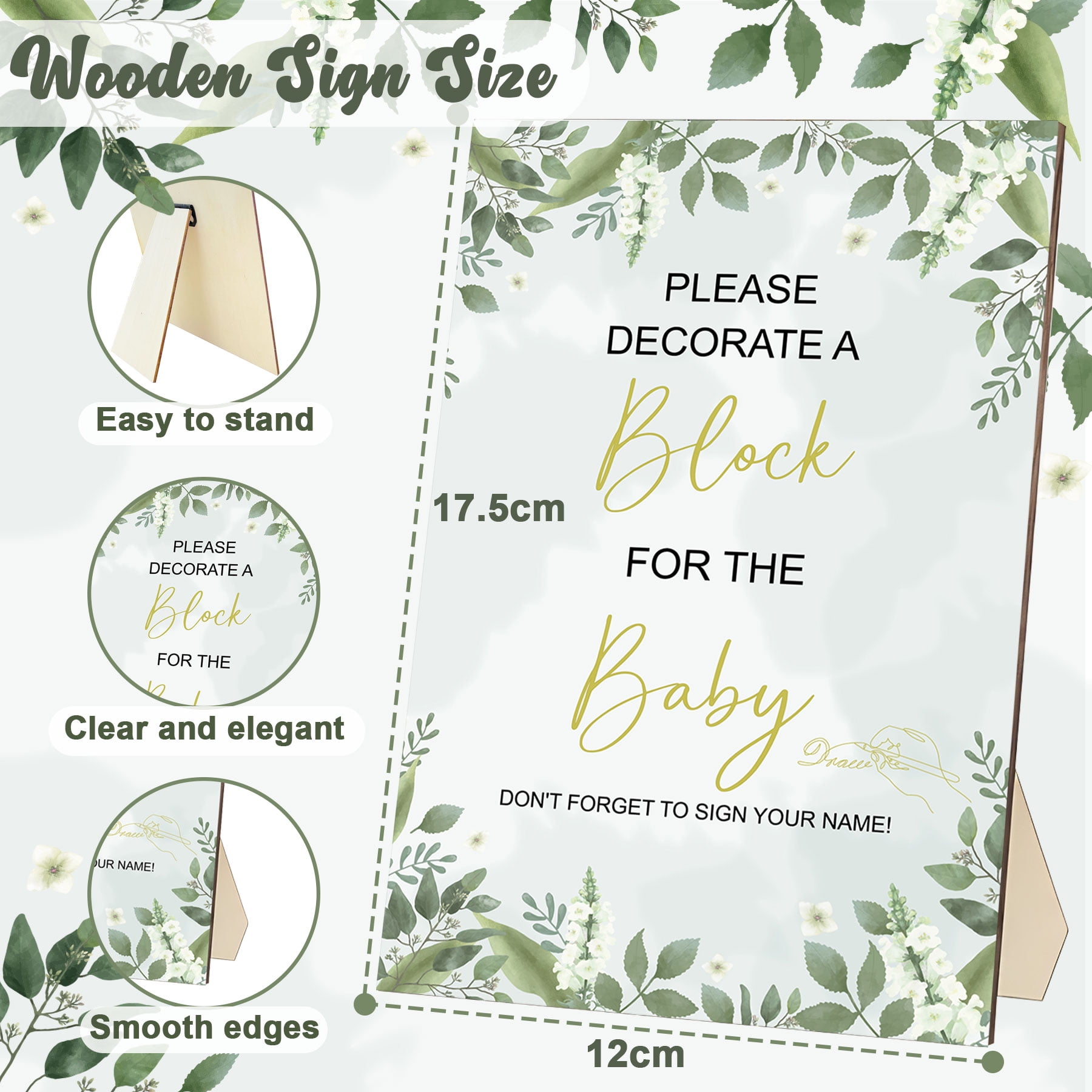 78 PCS Fun Baby Shower Games Sign Kit, Unique Baby Shower Ideas, Funniest Baby Shower Games Ever ，A Game Where You Can Draw to Your Heart's Content, Suitable for Baby Shower Games Boy and Girls