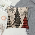 thumbnail image 2 of Nawypu  Christmas Merry Christmas Pillow Covers, Red Xmas Trees Mason Jars Striped Throw Pillowcases Decorative Farmhouse Holiday Cushion Cases Decoration for Home Sofa, 2 of 5