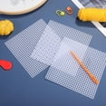 thumbnail image 4 of LEEYNEER 10Pcs Blank Needlework Canvas  Craft Mesh Roll Transparent Plastic Square  Crafting Enthusiasts, 4 of 7